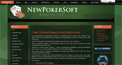 Desktop Screenshot of newpokersoft.com