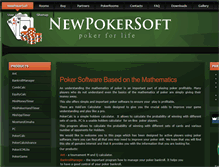 Tablet Screenshot of newpokersoft.com